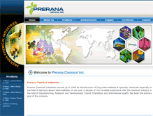 Tablet Screenshot of preranachemical.com
